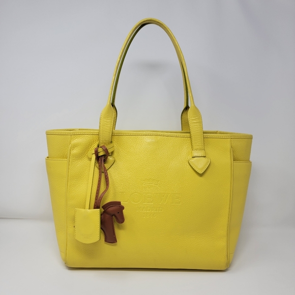 Loewe Handbags - LOEWE Heritage Leather Tote Bag